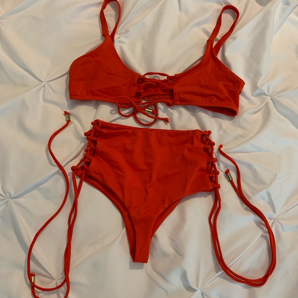 Mint swim tomato 2 piece